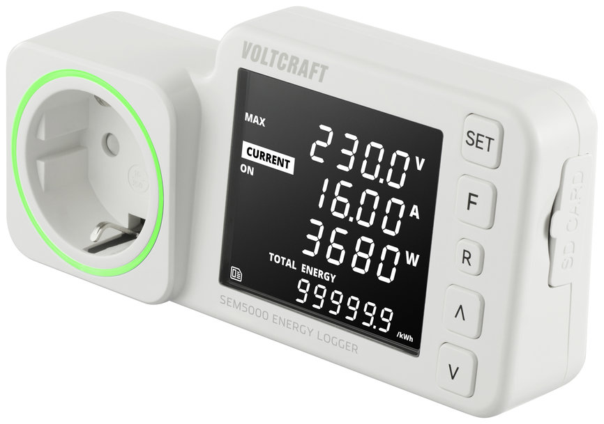 Conrad: Nieuwe energiekostenmeter met datalogger van Voltcraft